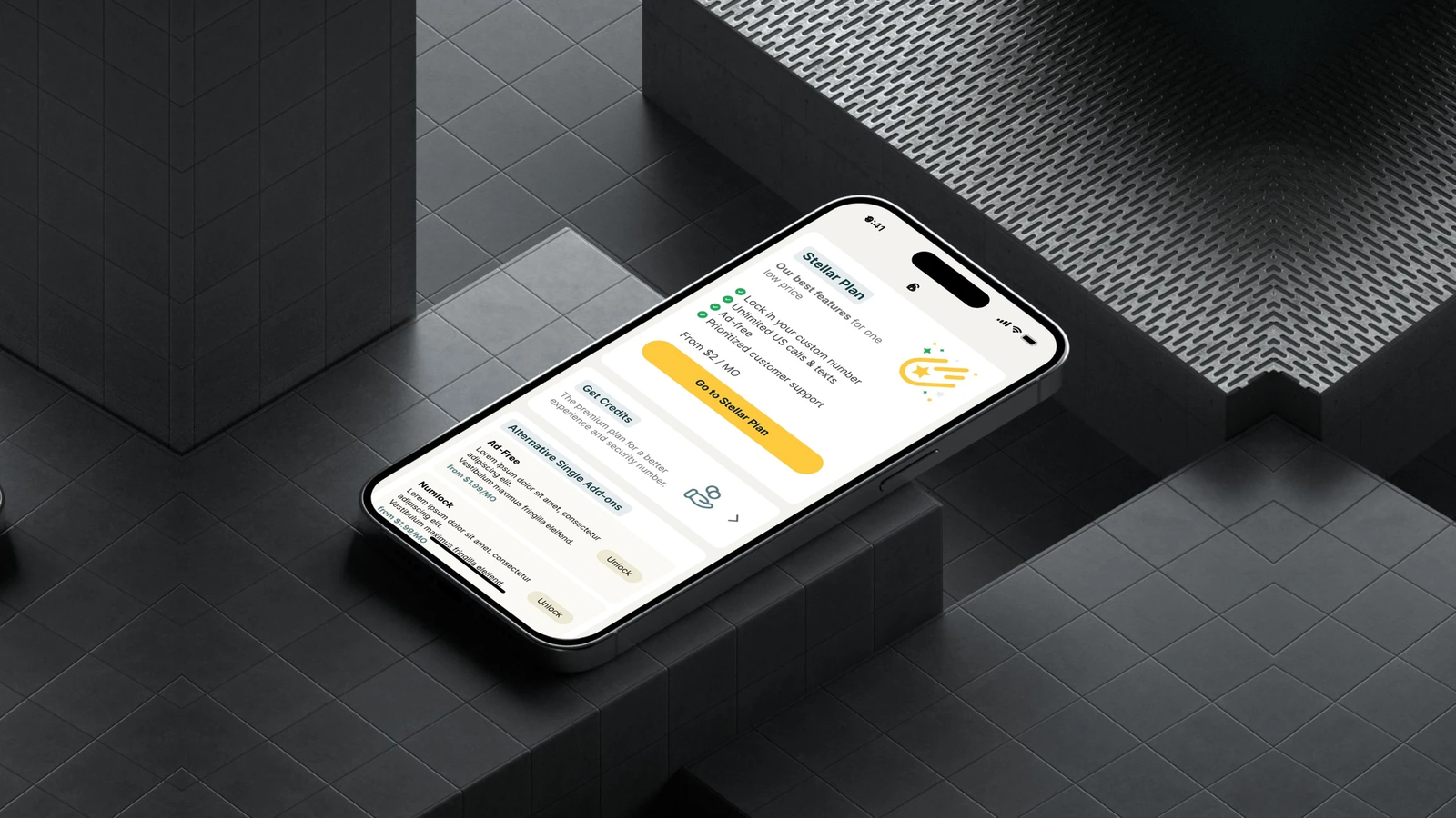 La Store rediseñada vista en un iPhone